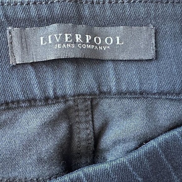 Liverpool The Denim Legging Black Skinny Jeggings Jeans Womens 4 - Picture 7 of 10